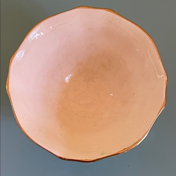 Vintage Small Grimwades Royal Winton Green and Ivory Ceramic Bowl - Picture 6 of 8